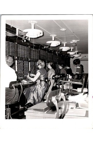 1950s phone exchange - 1950s, photo
