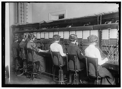 Photo telephone operators - photo:telephone,