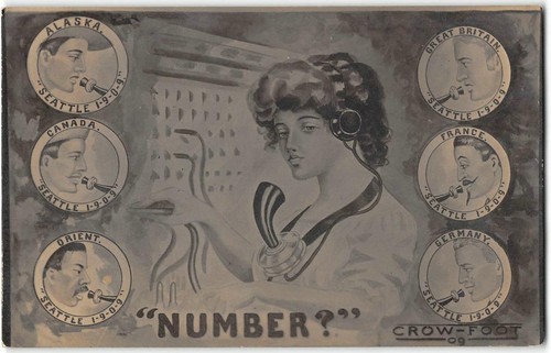 Antique rppc seattle - seattle,, 1909