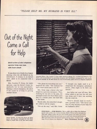 1954 bell telephone help - telephone,