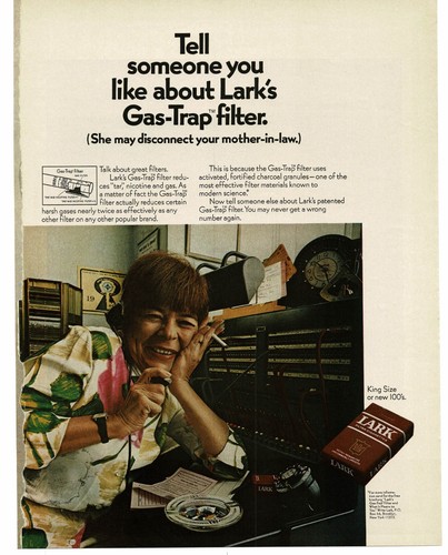 1969 lark cigarettes - 1969,