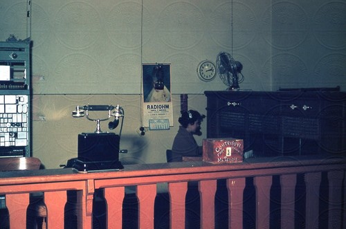 Telephone switchboard operator - telephone,
